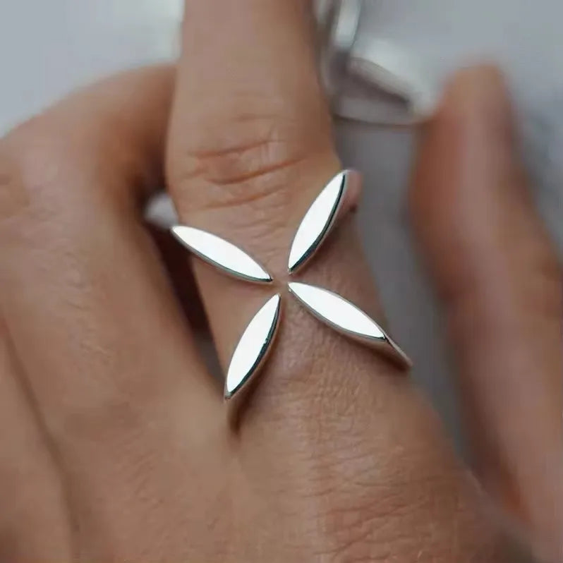 Sterling Silver Irregular Design