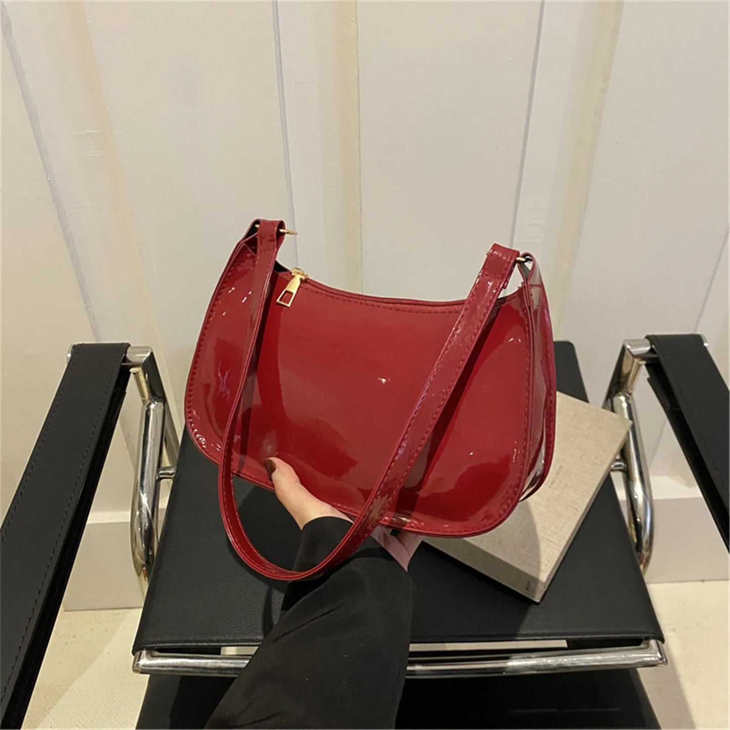 Women's Patent Leather Handbag