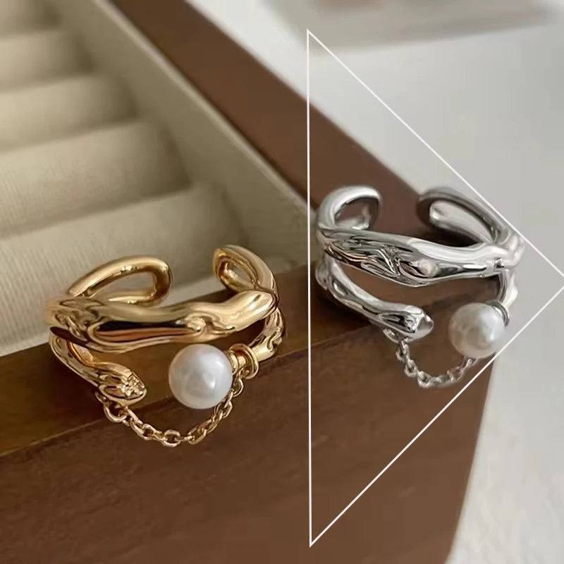 Sterling Silver Irregular Design
