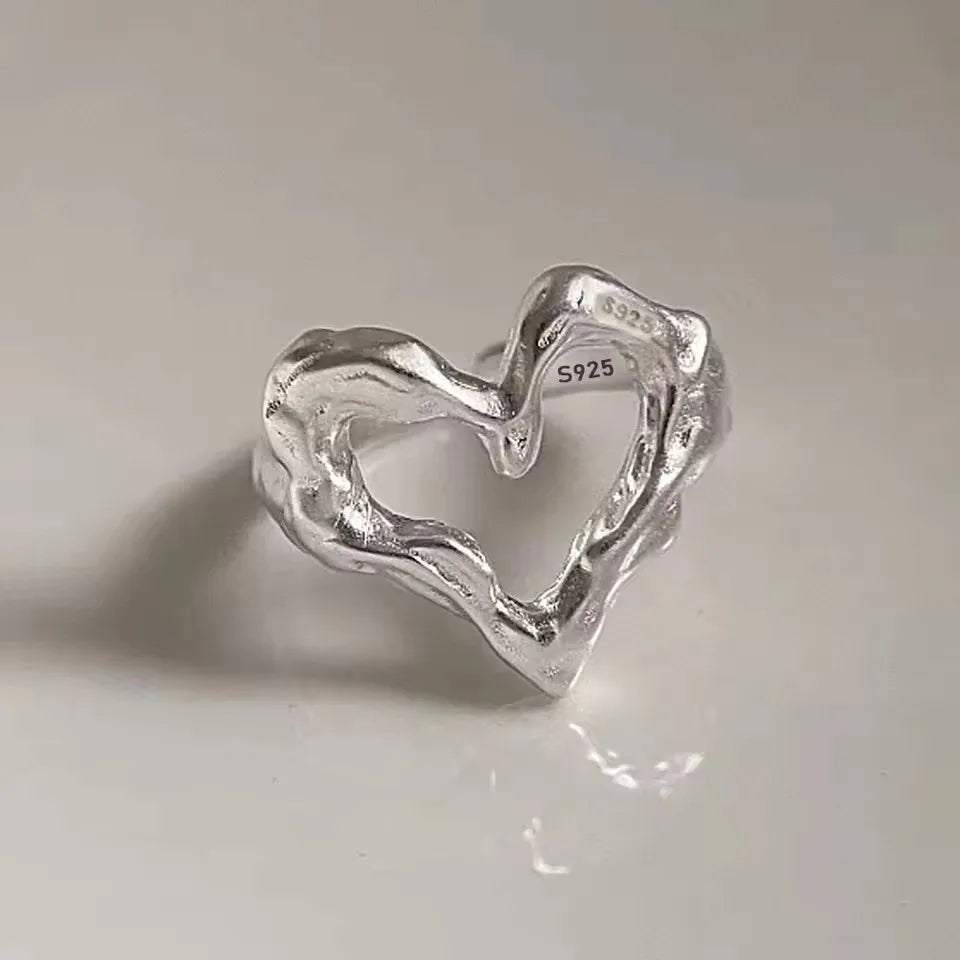 Sterling Silver Irregular Design