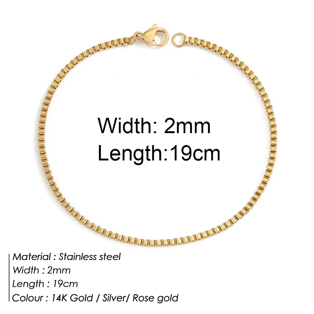 Gold Colour Bracelet Stainless Steel