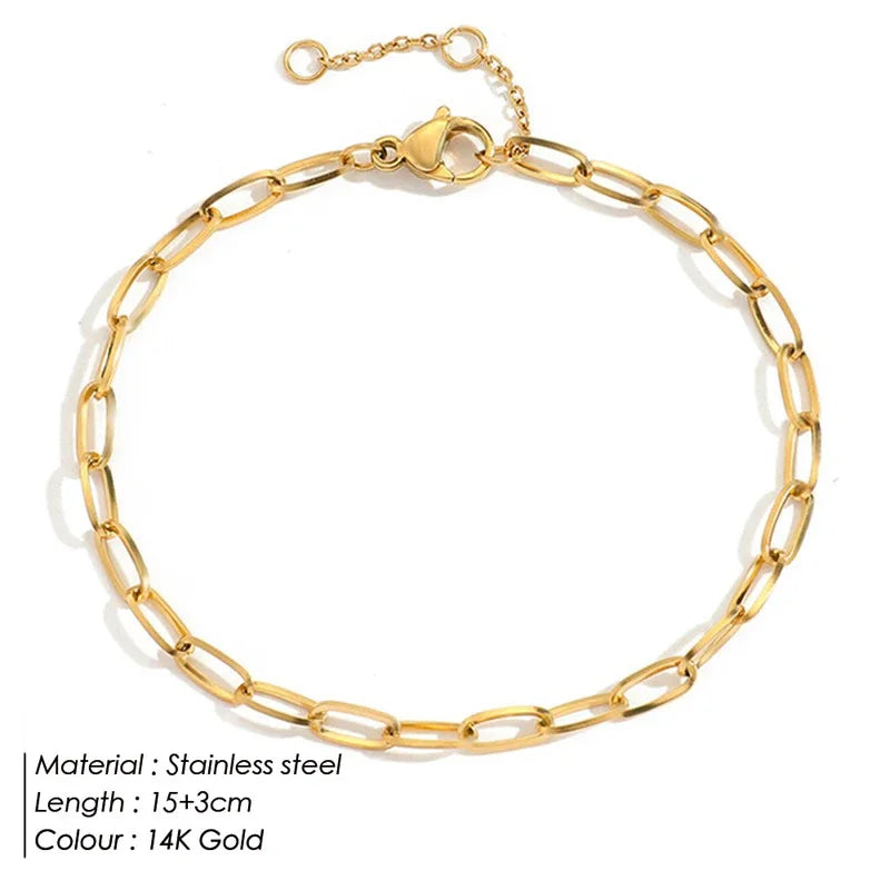 Gold Colour Bracelet Stainless Steel