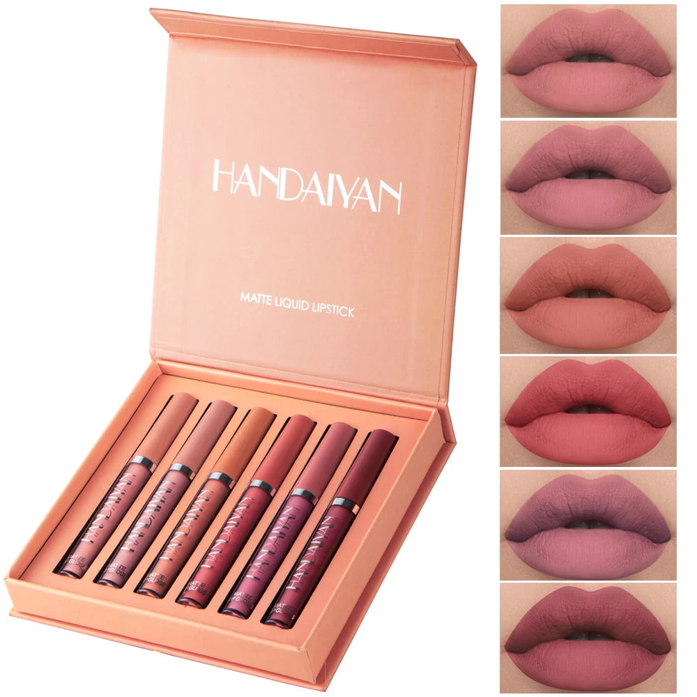 Set of 6 Non-stick Cup Liquid lipstick