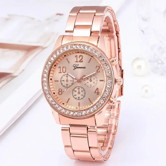 Women Watch Fashionable Steel Band for Women's WatchesLuxury Brand Metal Strap Quartz Wristwatches reloj mujer montre femme