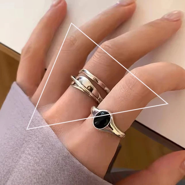 Sterling Silver Irregular Design