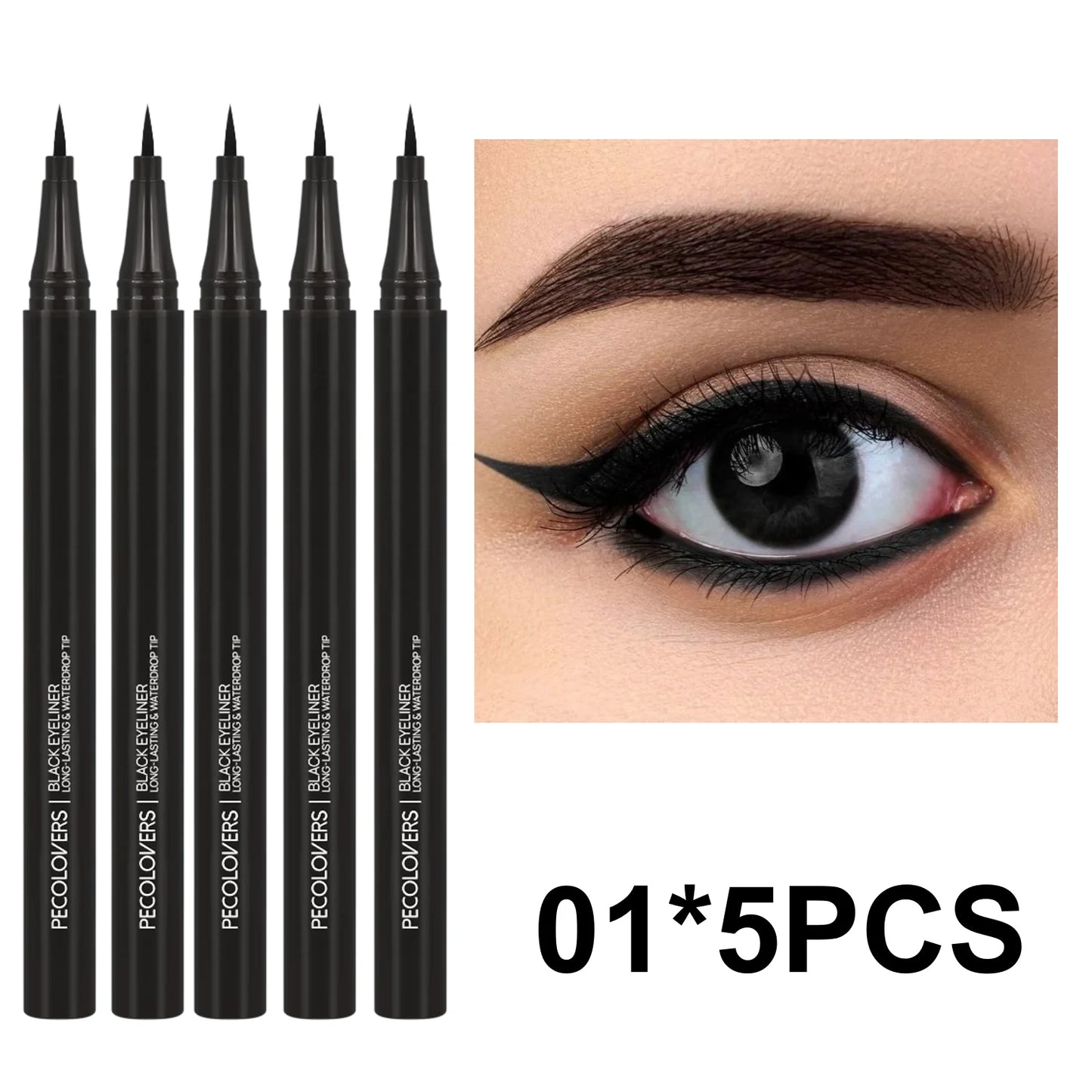 5PCS/Set Smooth Liquid Eyeliner Pen