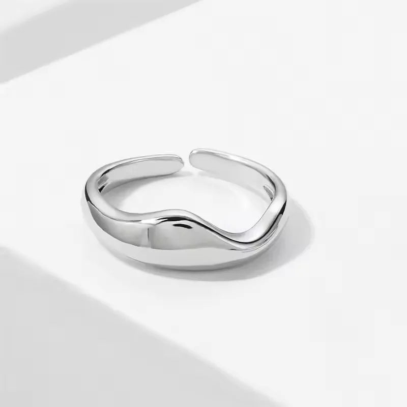 Sterling Silver Irregular Design