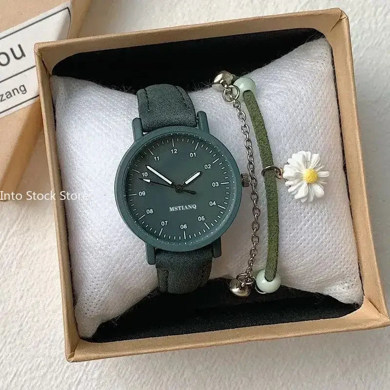 Women Watches PU Leather Strap Women Quartz Wristwatche