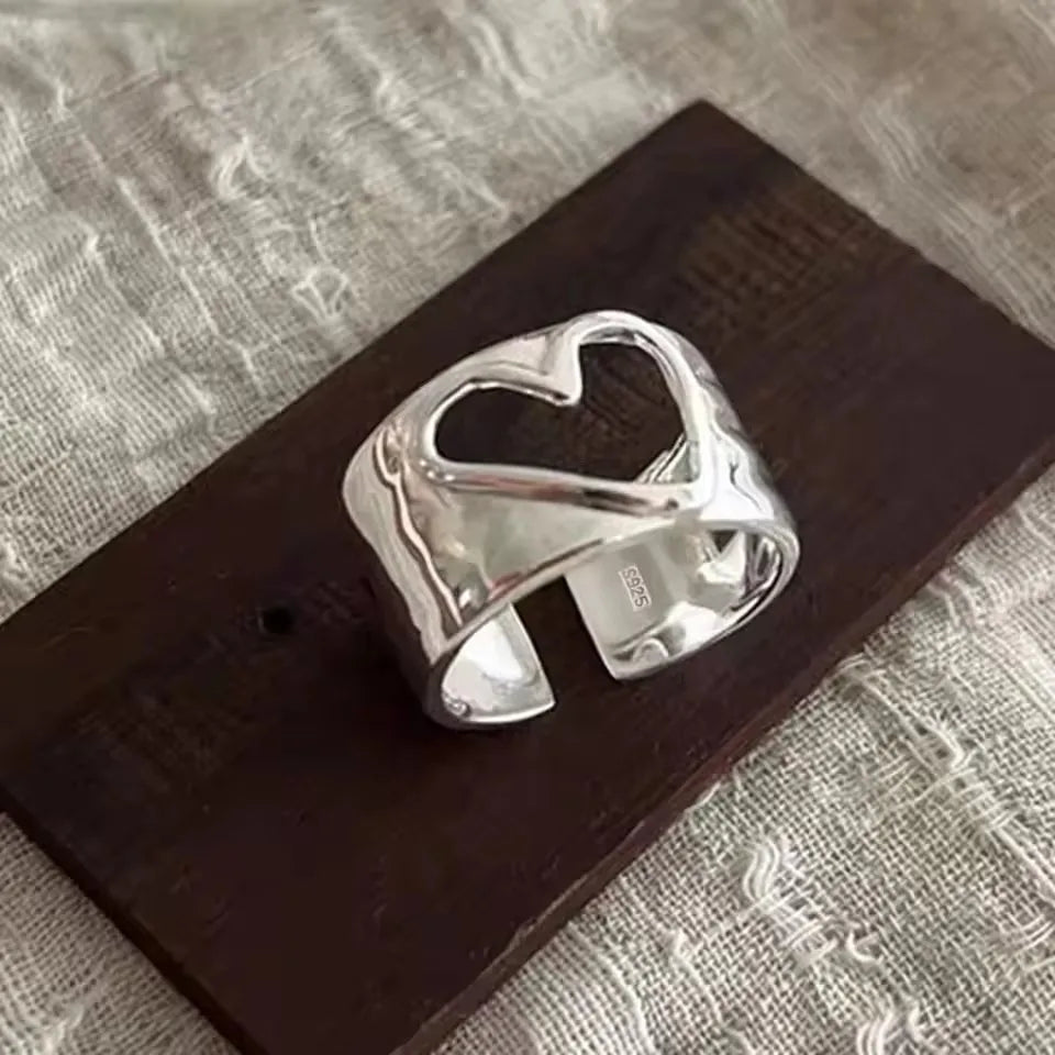 Sterling Silver Irregular Design