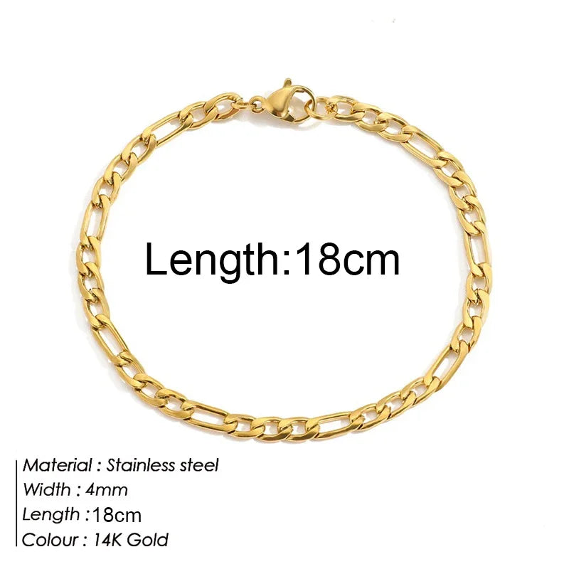 Gold Colour Bracelet Stainless Steel