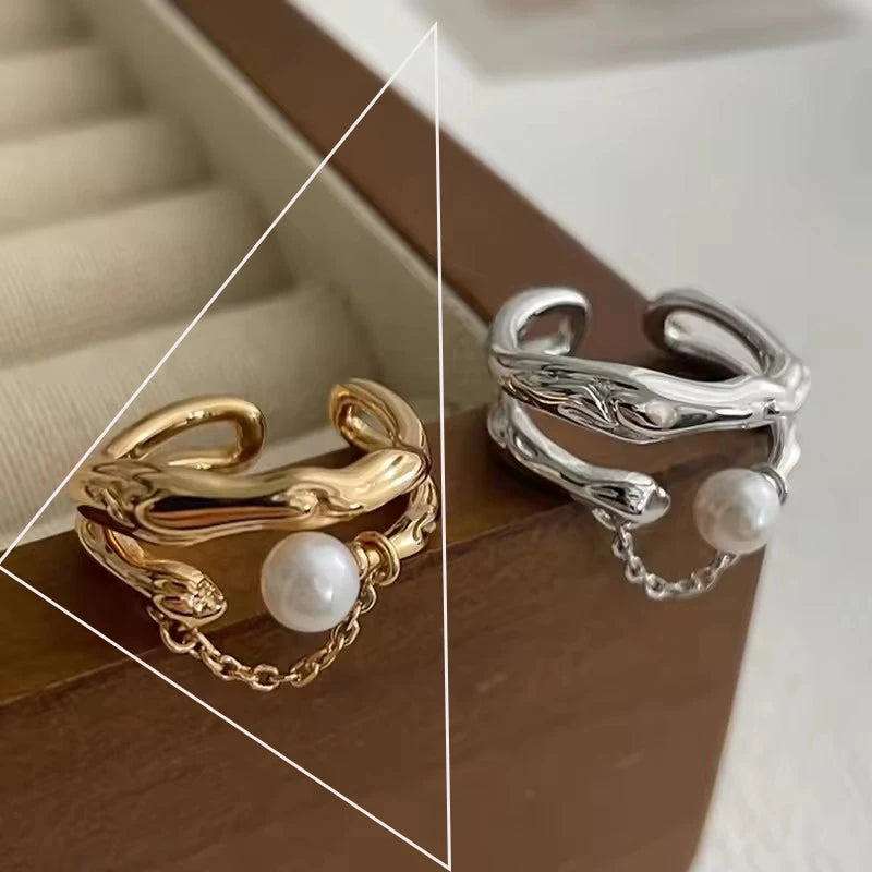 Sterling Silver Irregular Design