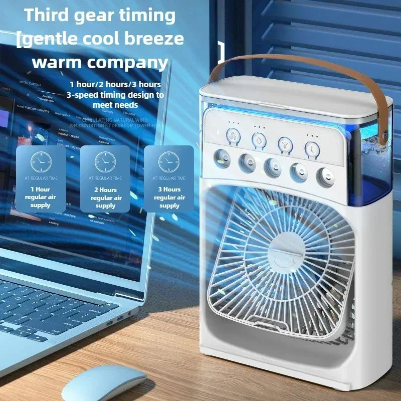 3 in 1 Household Air Cooler Portable Small Fan with Humidifier