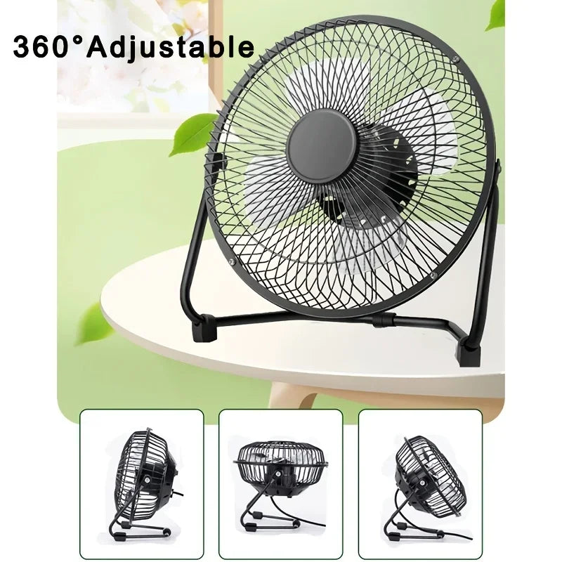 4/6/8" Desktop Portable USB Electric Desktop Fan