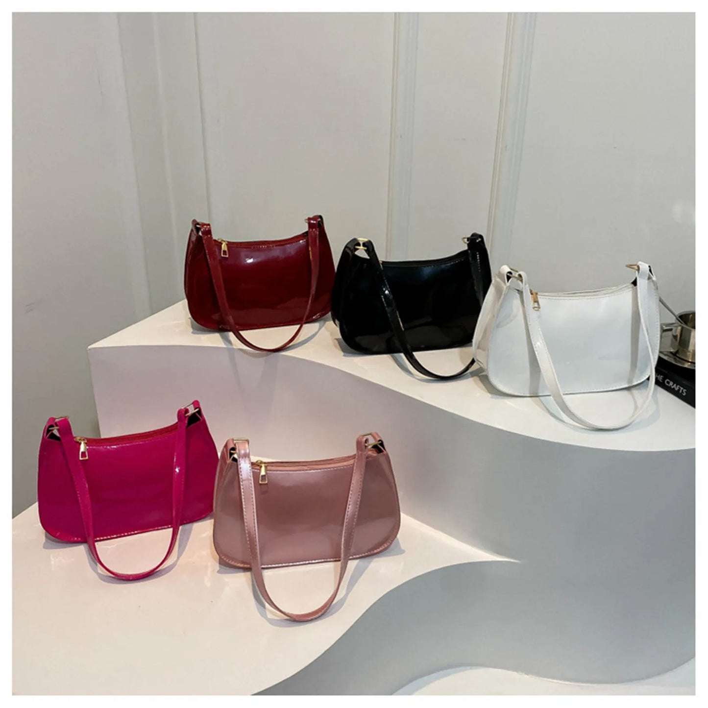 Women's Patent Leather Handbag