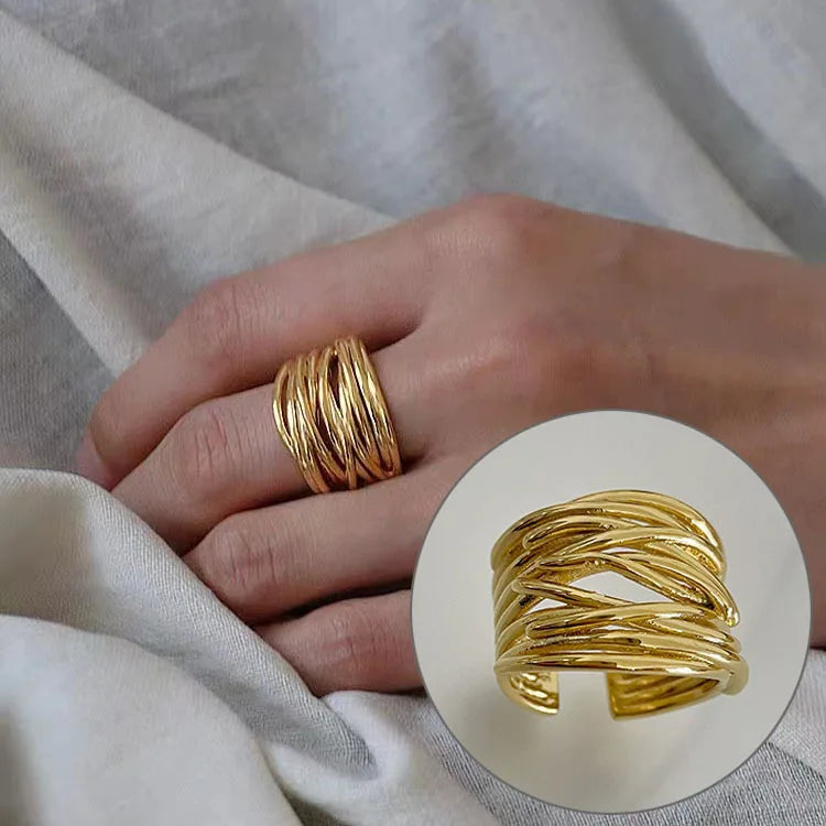 Sterling Silver Irregular Design