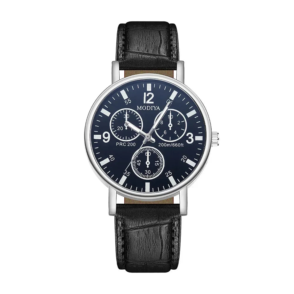 Men's Watches Business Wrist Watch Luxury Leather Strap