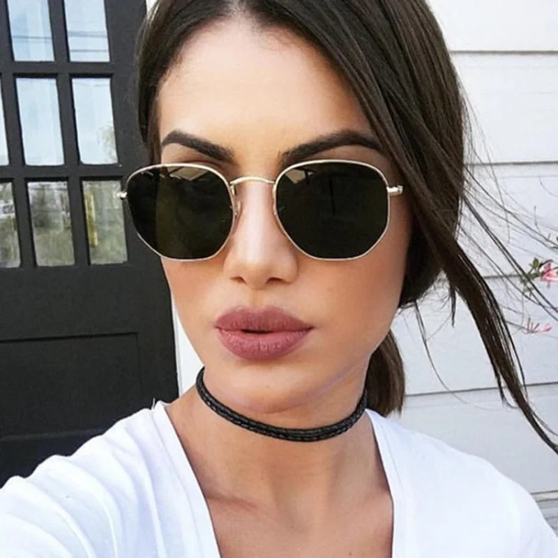 Large Frame Oval Sunglasses Women's Fashion