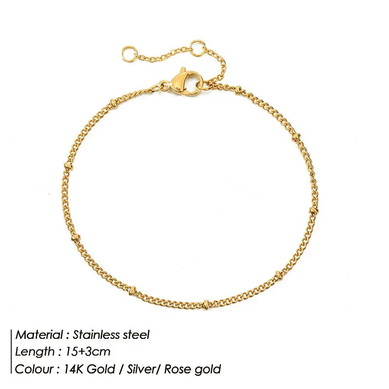 Gold Colour Bracelet Stainless Steel