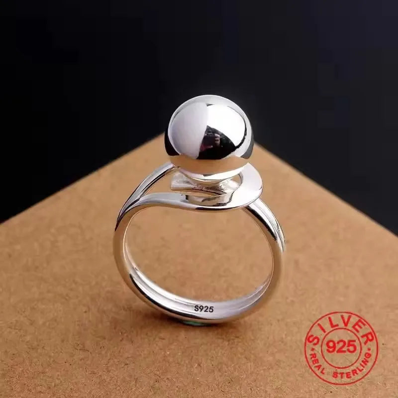 Sterling Silver Irregular Design