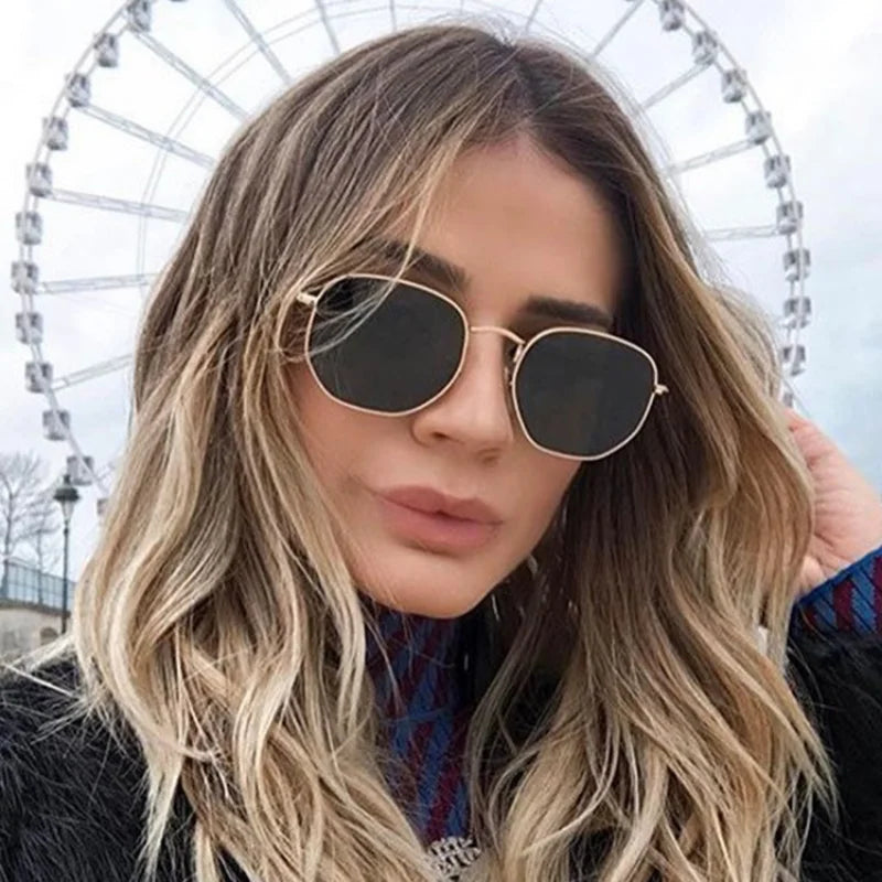 Large Frame Oval Sunglasses Women's Fashion