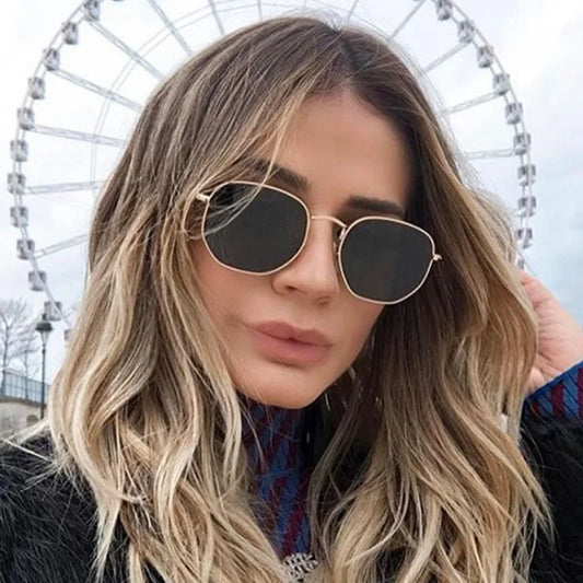 Large Frame Oval Sunglasses Women's Fashion