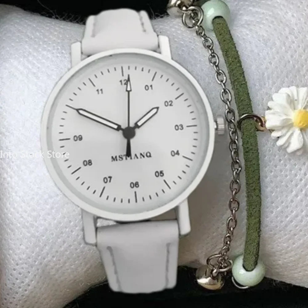 Women Watches PU Leather Strap Women Quartz Wristwatche