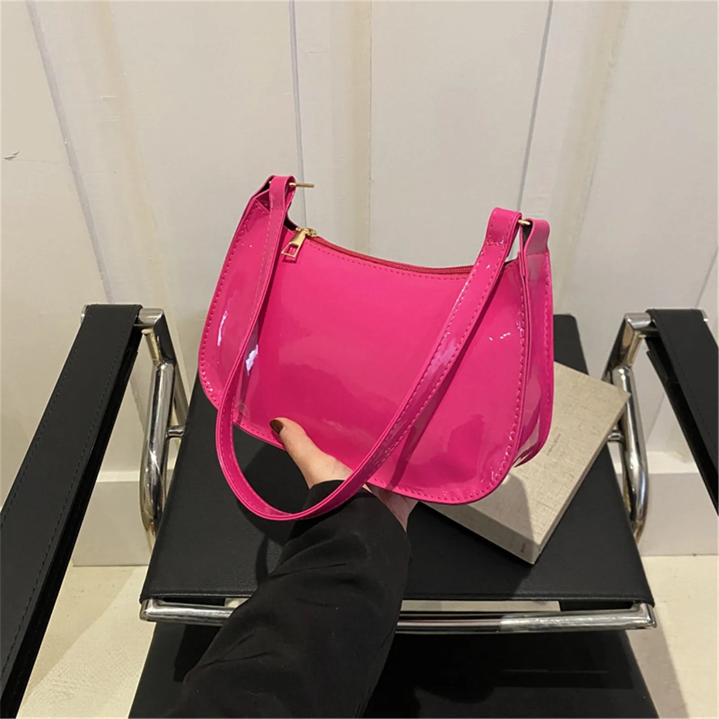 Women's Patent Leather Handbag