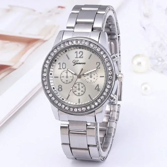 Women Watch Fashionable Steel Band for Women's WatchesLuxury Brand Metal Strap Quartz Wristwatches reloj mujer montre femme