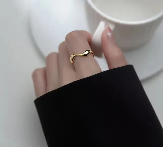 Sterling Silver Irregular Design