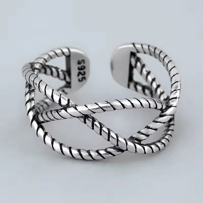 Sterling Silver Irregular Design