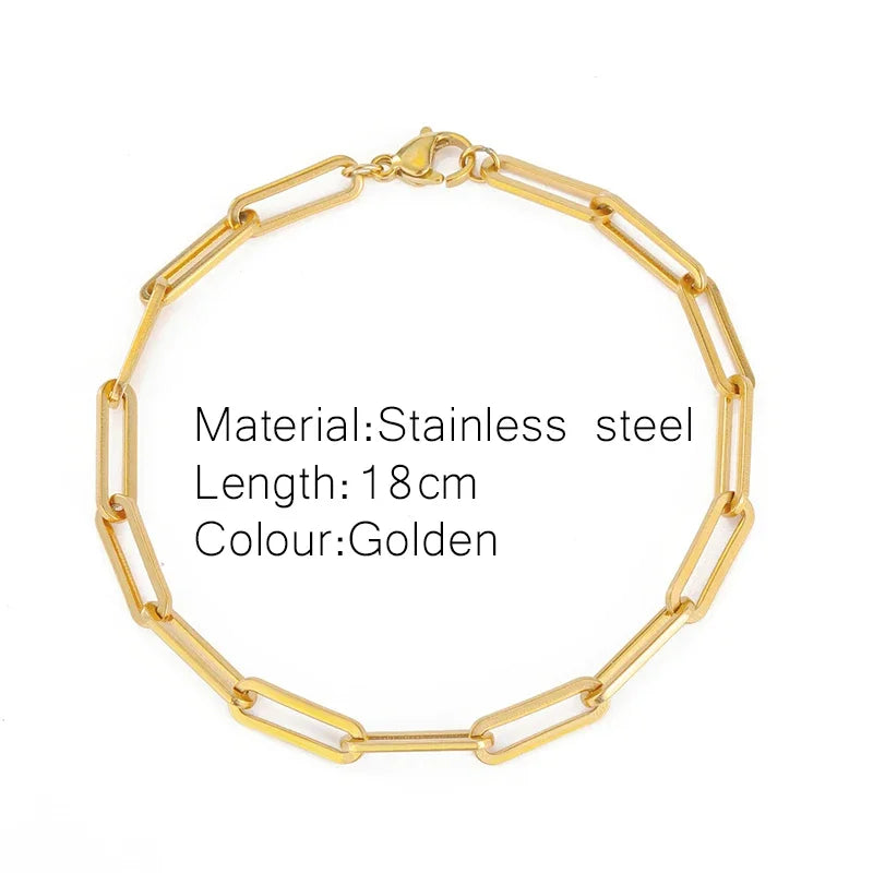 Gold Colour Bracelet Stainless Steel