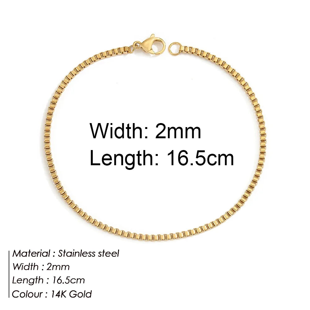 Gold Colour Bracelet Stainless Steel