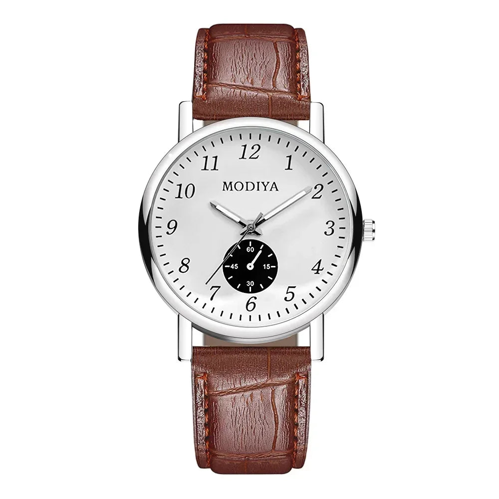 Men's Watches Business Wrist Watch Luxury Leather Strap