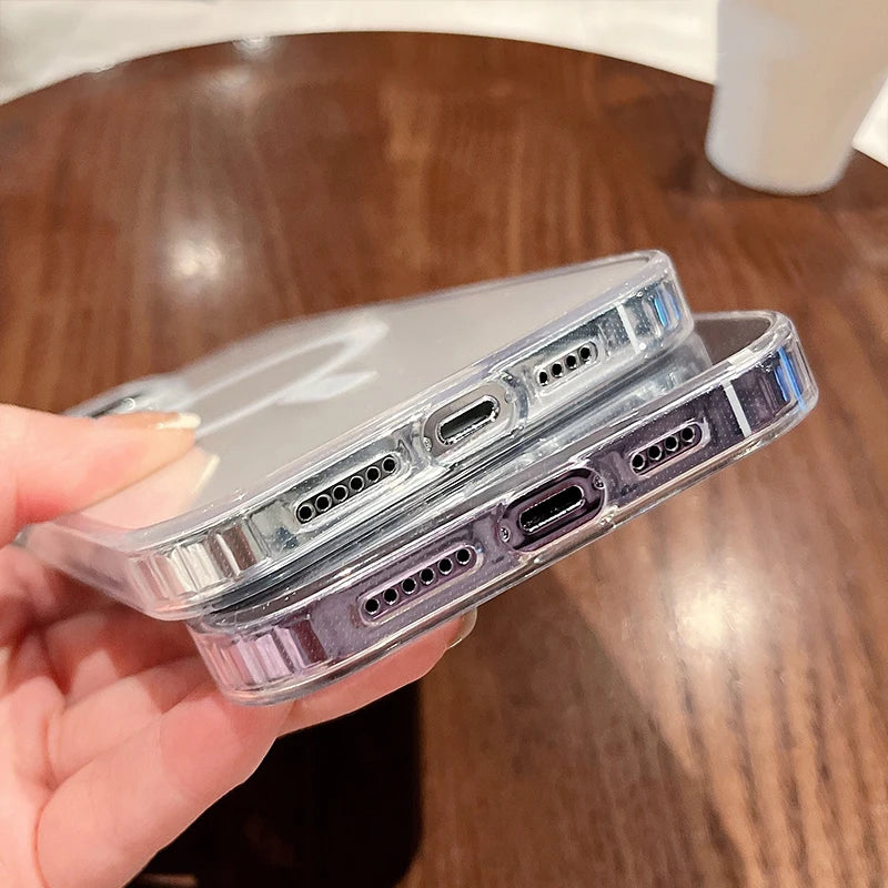 Magesafe Magnetic Transparent Case for iPhone