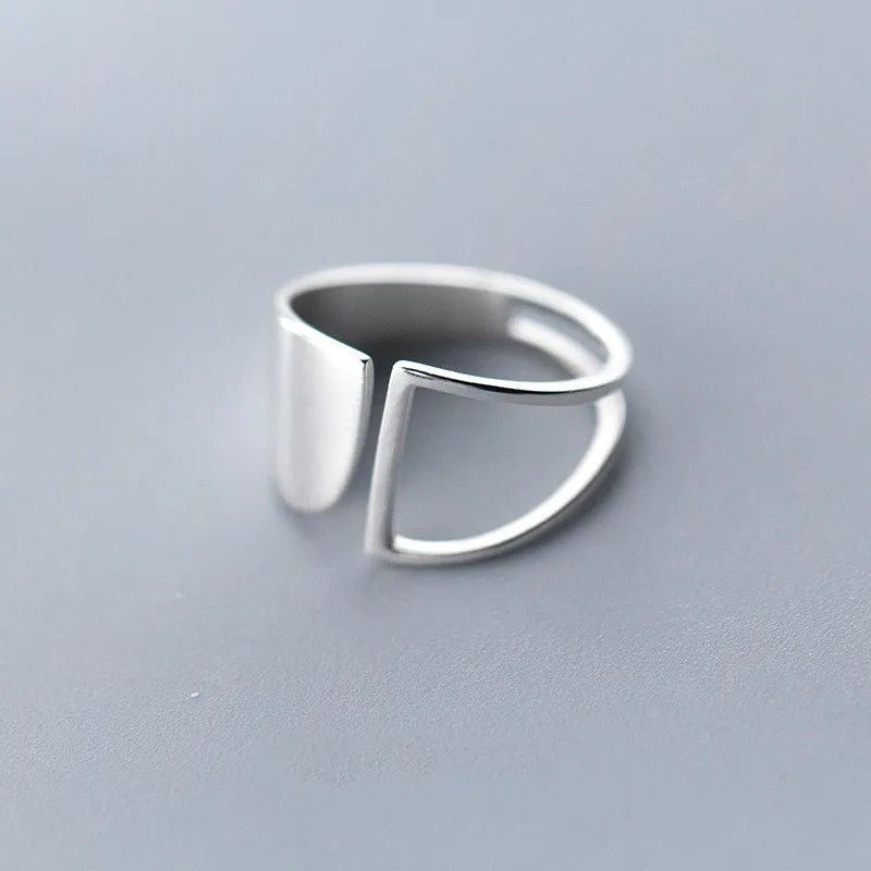 Sterling Silver Irregular Design