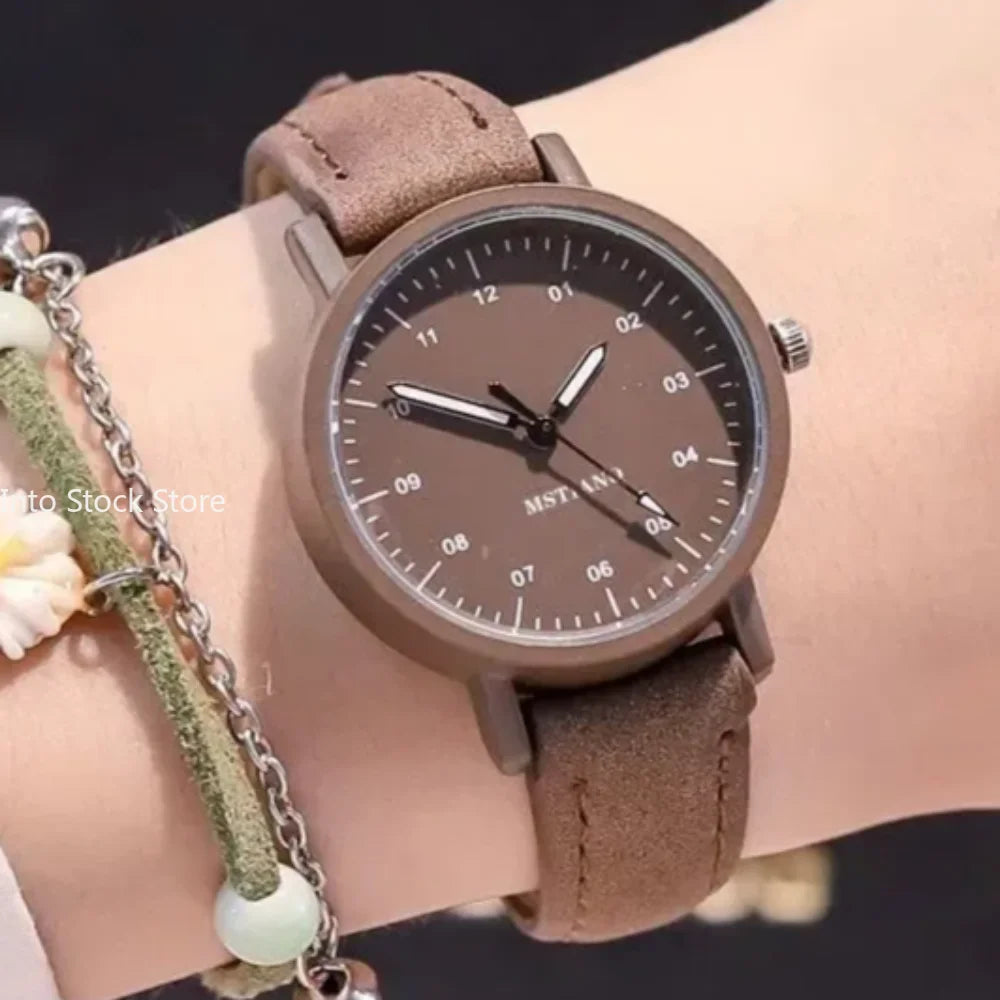 Women Watches PU Leather Strap Women Quartz Wristwatche