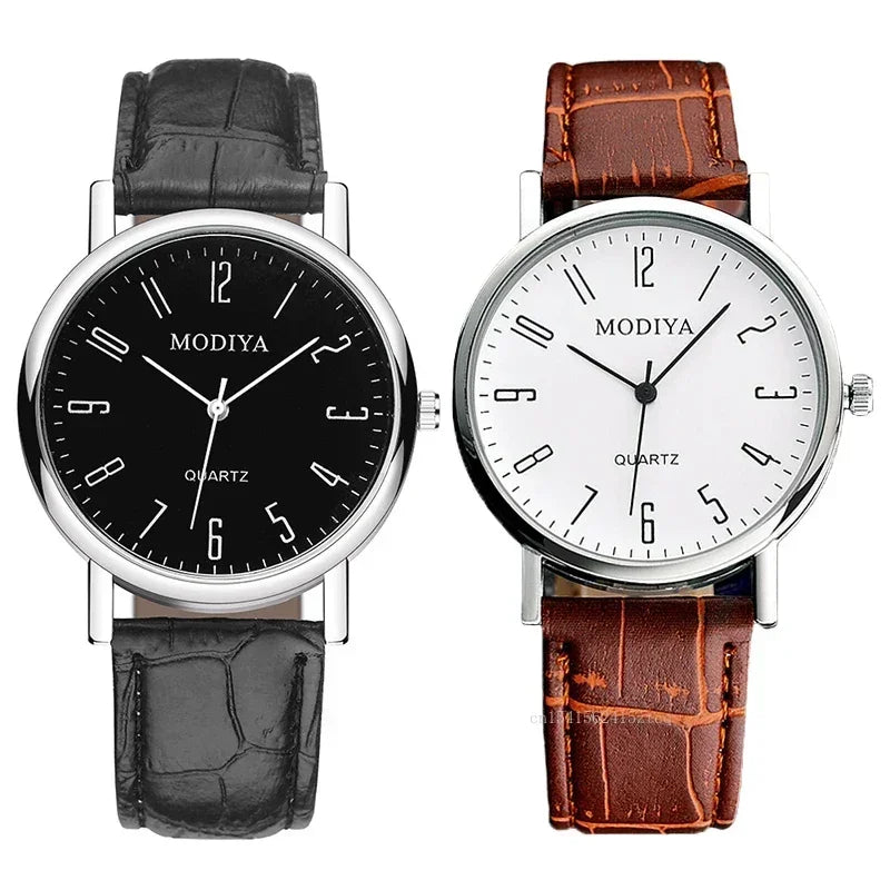 Men's Watches Business Wrist Watch Luxury Leather Strap