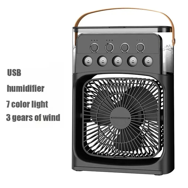 3 in 1 Household Air Cooler Portable Small Fan with Humidifier
