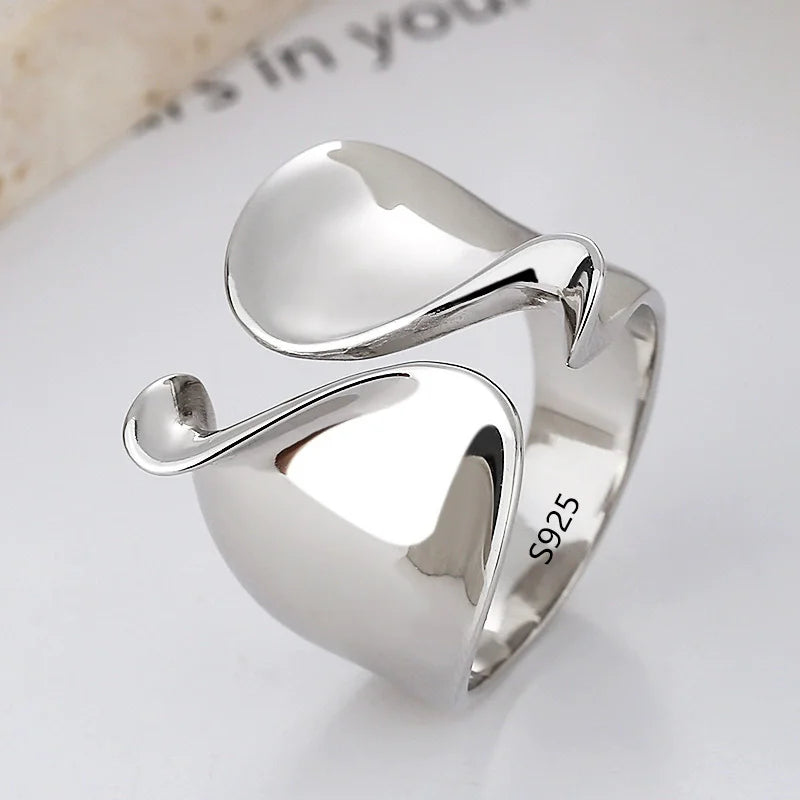 Sterling Silver Irregular Design