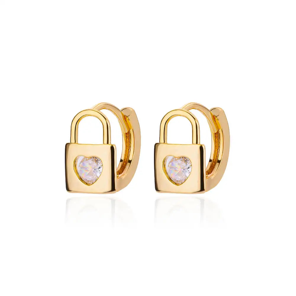 Hollow Heart Earrings for Women Stainless Steel