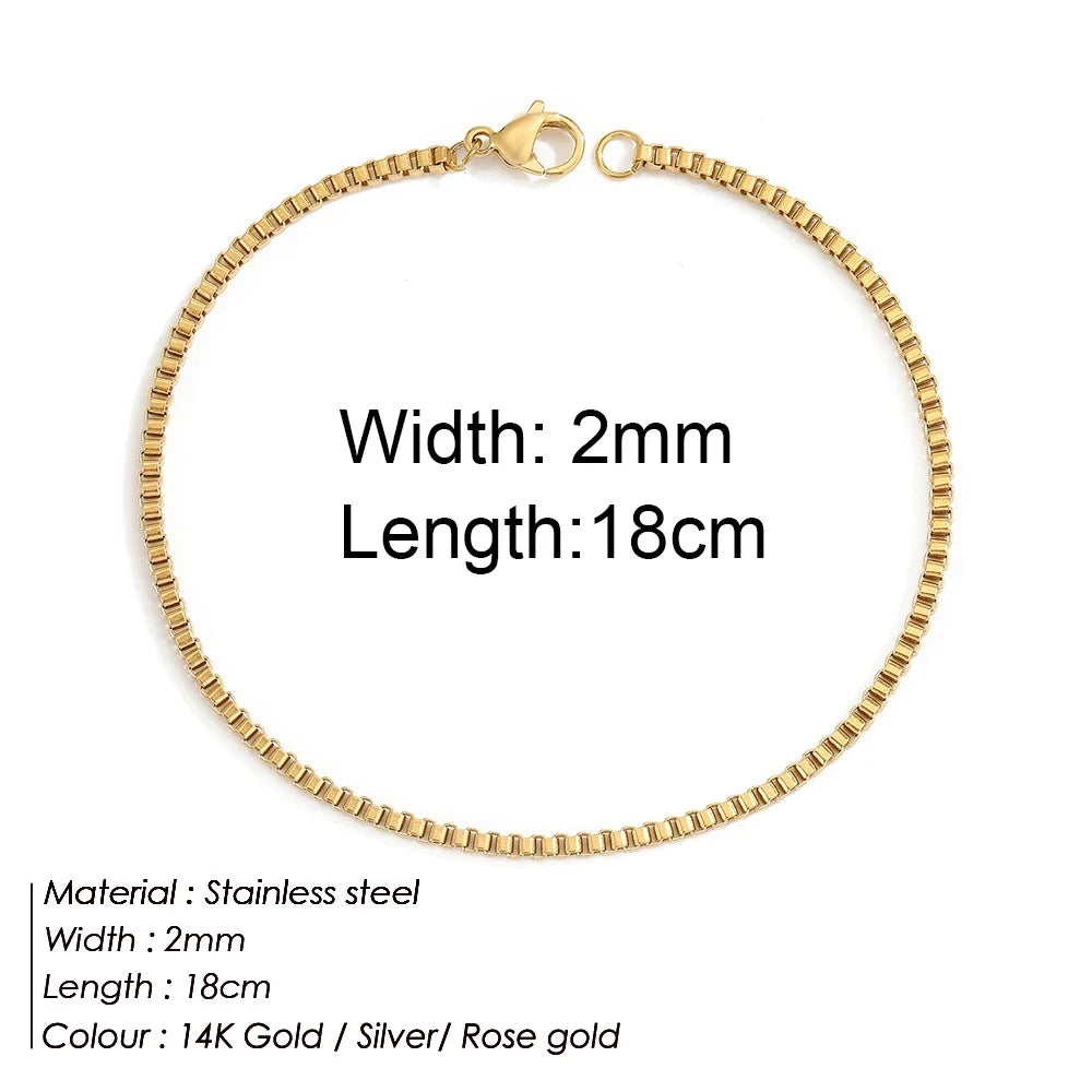 Gold Colour Bracelet Stainless Steel