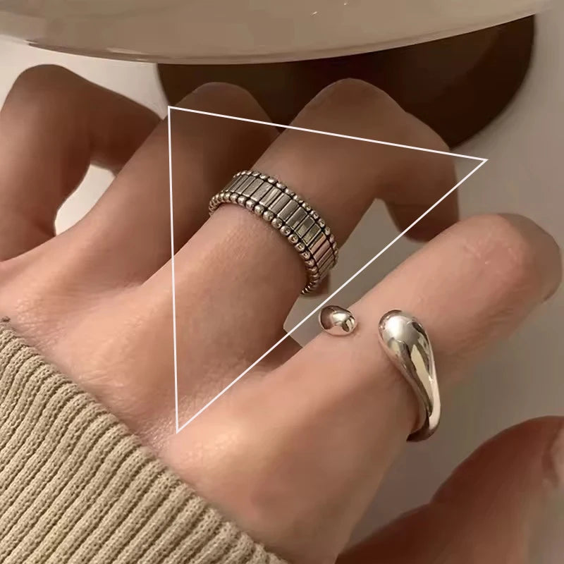 Sterling Silver Irregular Design