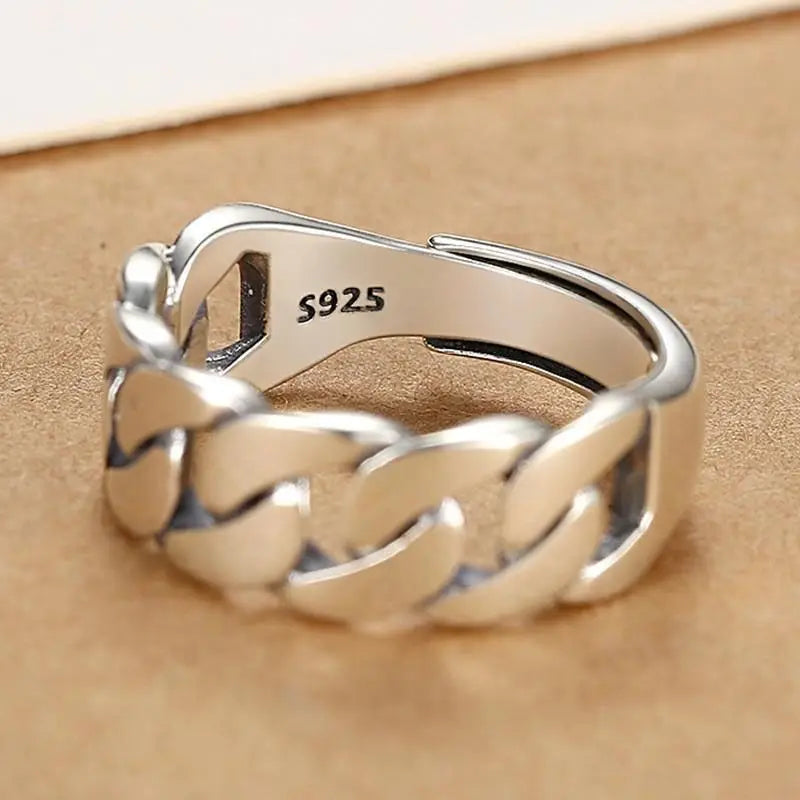 Sterling Silver Irregular Design
