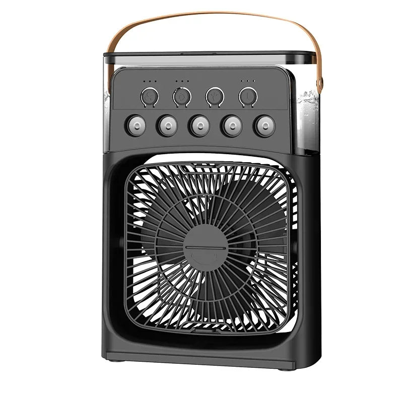 Portable 3 in 1 Mini AC Air Cooler Fan Humidifier with LED Light