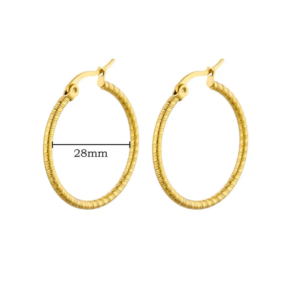 Hollow Heart Earrings for Women Stainless Steel