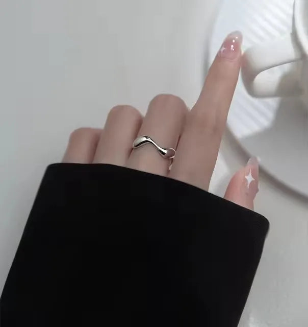 Sterling Silver Irregular Design