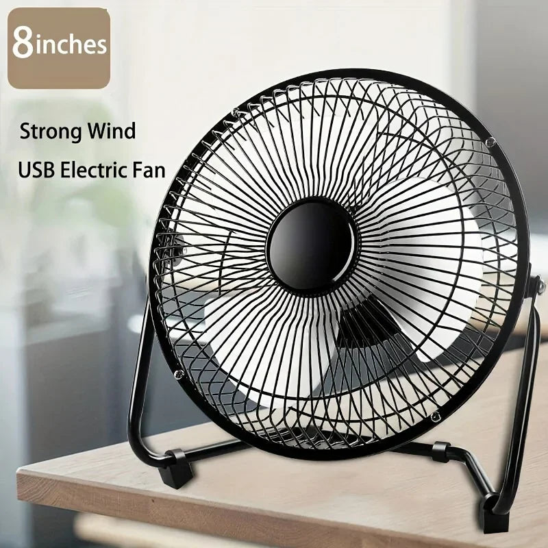 4/6/8" Desktop Portable USB Electric Desktop Fan