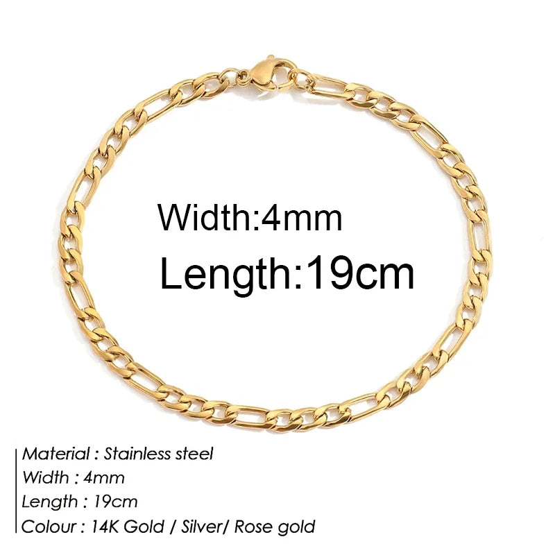 Gold Colour Bracelet Stainless Steel