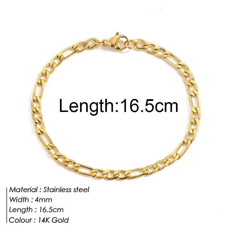 Gold Colour Bracelet Stainless Steel