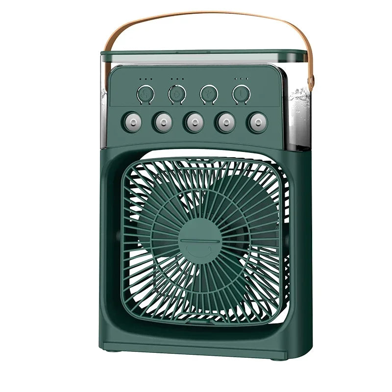 Portable 3 in 1 Mini AC Air Cooler Fan Humidifier with LED Light
